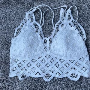 Lacy White bralette